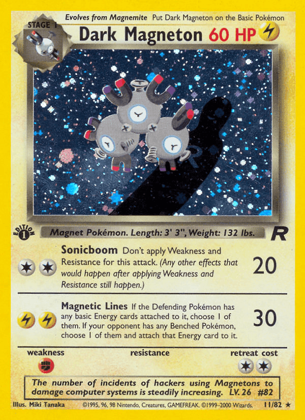 ROCKET GANG 1997 card - Pokemon