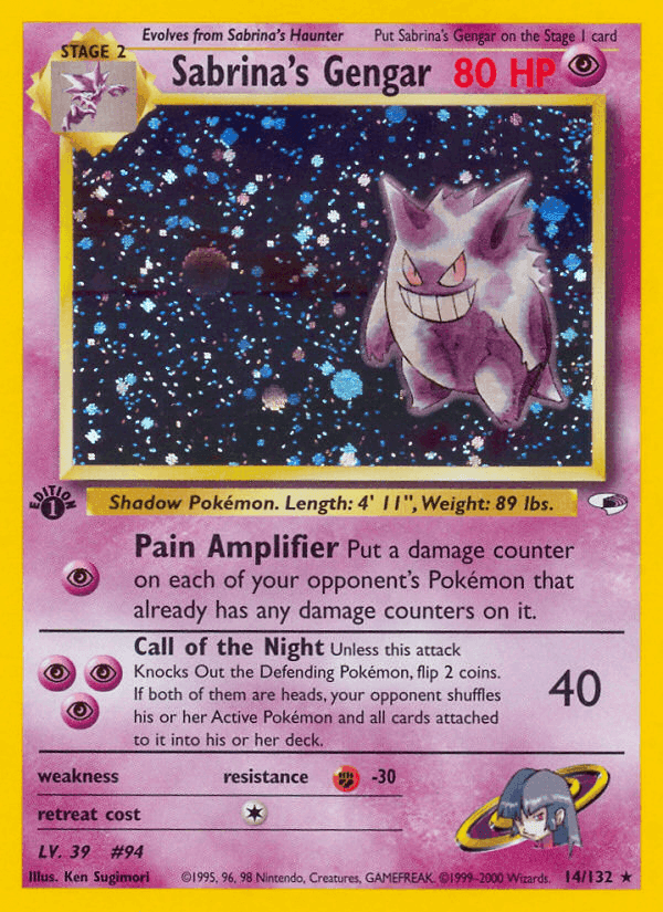 GYM HEROES 2000 card - Pokemon