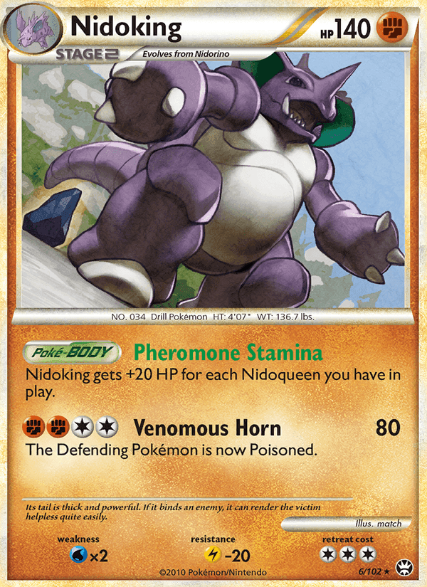Nidoking from SCARLET & VIOLET-151 2023