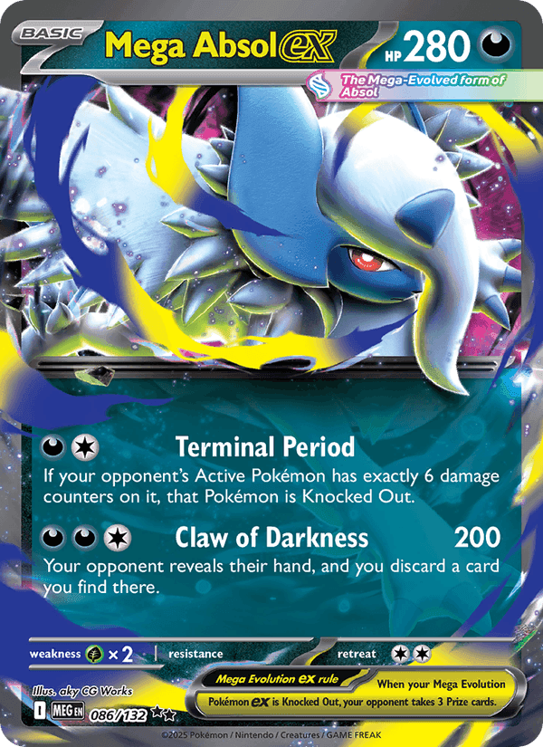 Mega Absol EX from MEGA SYMPHONIA 2025
