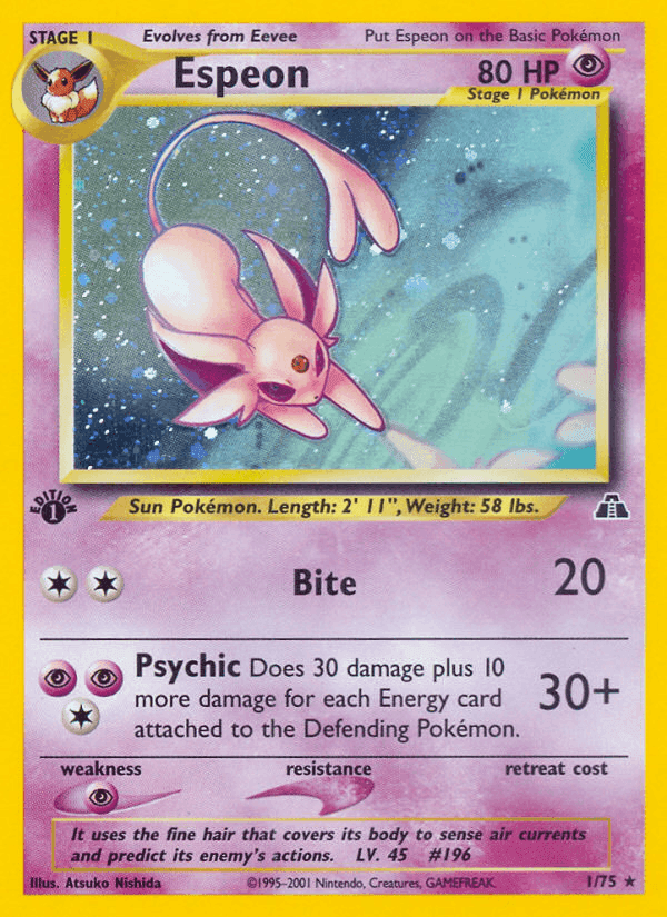 NEO DISCOVERY 2001 card - Pokemon