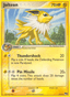Jolteon from PRISMATIC EVOLUTIONS 2025