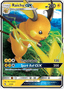 Raichu GX from HIDDEN FATES 2019