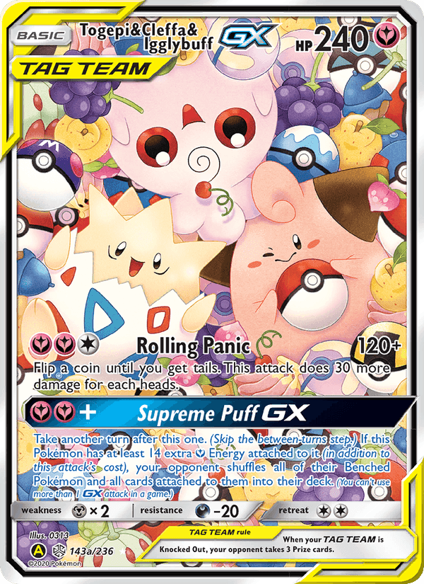 Togepi & Cleffa & Igglybuff GX from TAG ALL STARS 2019