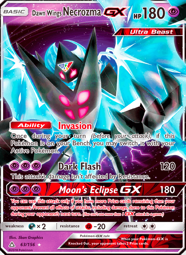 GX ULTRA SHINY 2018 card - Pokemon