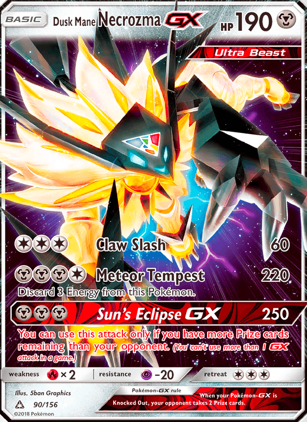 S&M BLACK STAR 2018 card - Pokemon