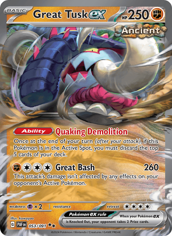 Great Tusk EX from ETERNAL BIRTH 2025