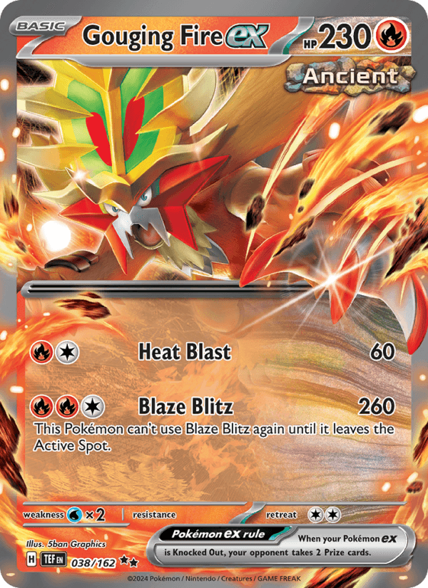 Gouging Fire EX from TEMPORAL FORCES 2024