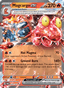 Magcargo EX from CRIMSON HAZE 2024