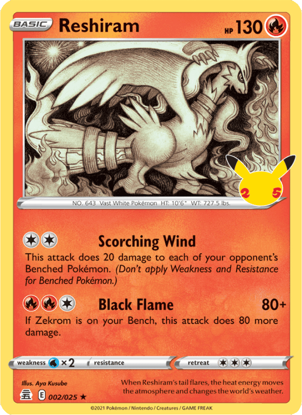 PROMO CARD PACK 25TH A. 2021 card - Pokemon