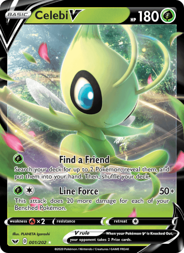 V STARTER SET GRASS 2019 card - Pokemon