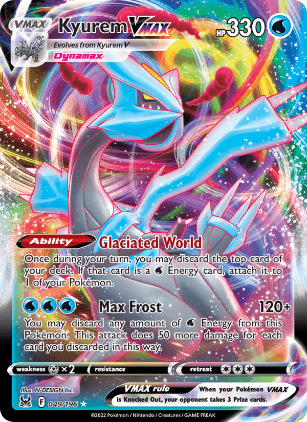 Kyurem VMAX from LOST ORIGIN 2022
