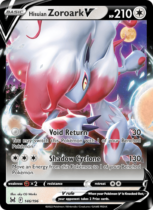 Hisuian Zoroark V from LOST ORIGIN 2022