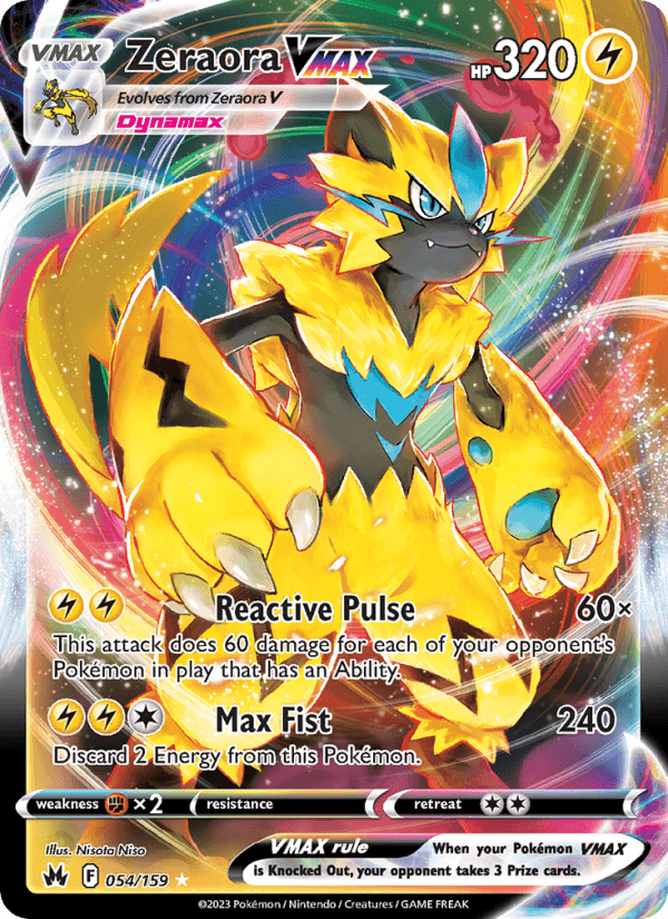 Zeraora VMAX from VSTAR & VMAX HIGH-CLASS DECK 2022