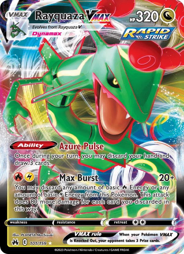 Rayquaza VMAX from VMAX CLIMAX 2021