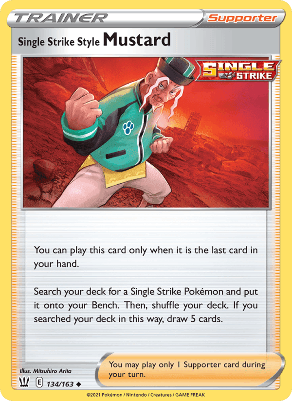 SINGLE STRIKE MASTER 2021 card - Pokemon