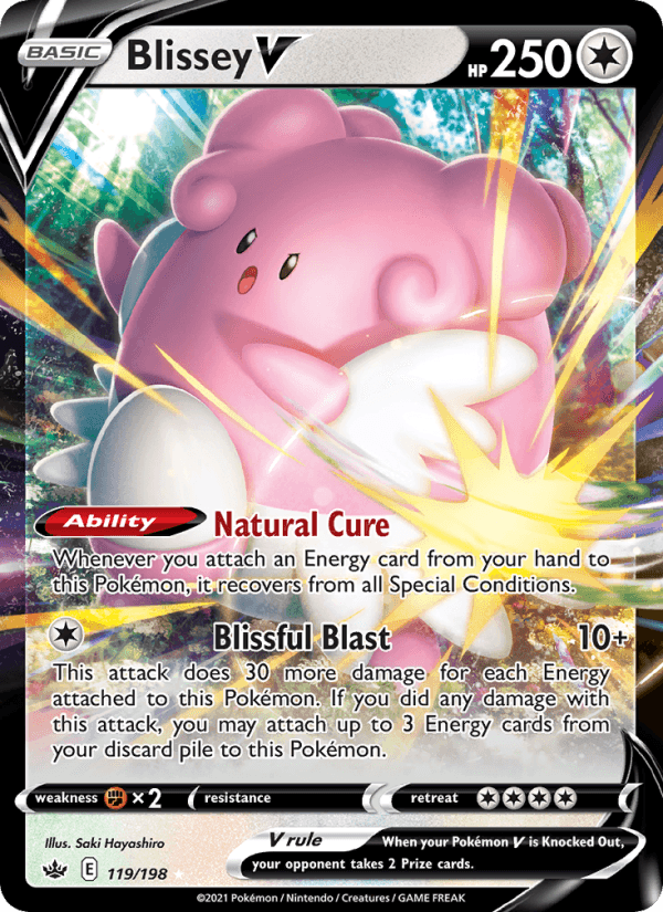 Blissey V from VMAX CLIMAX 2021