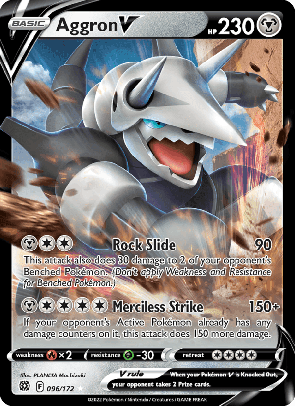Aggron V from BRILLIANT STARS 2022