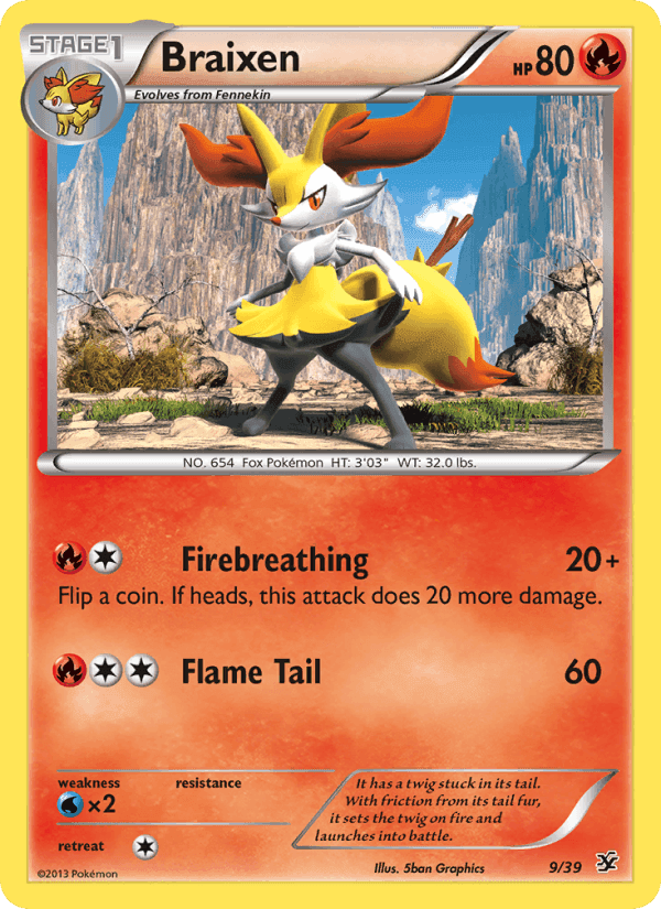 Braixen from SILVER TEMPEST 2022