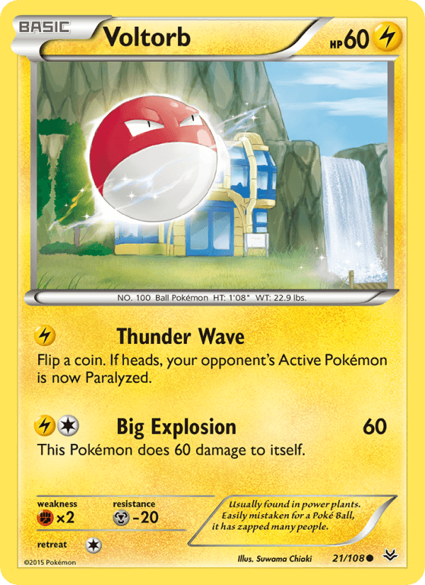 Voltorb from CHARIZARD & HO-OH EX DECK 2023