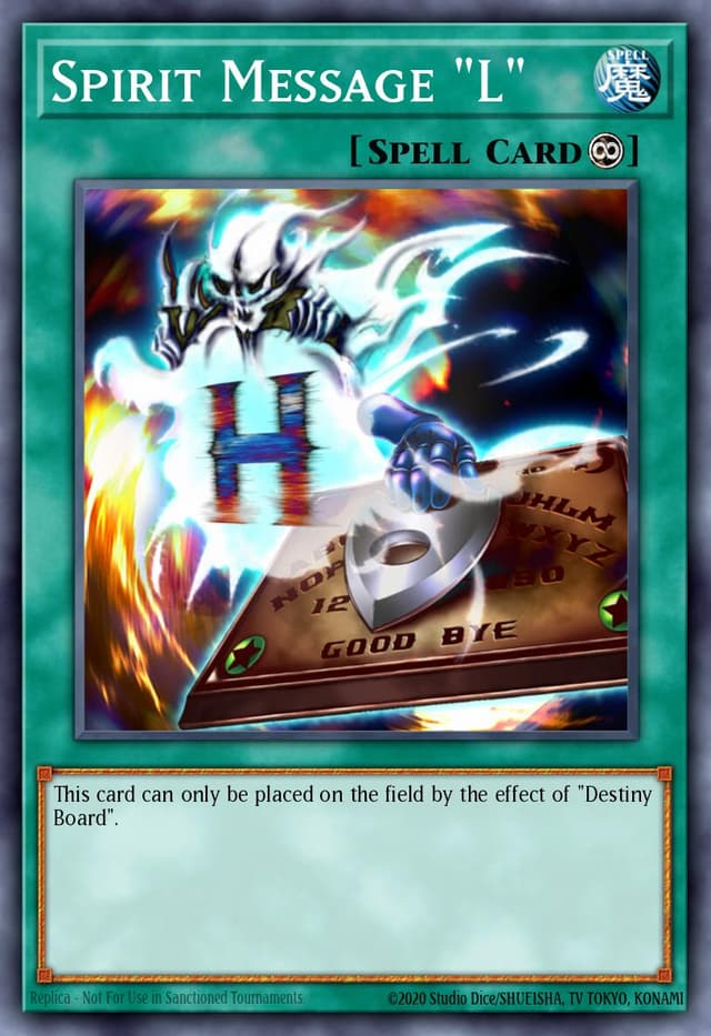 Spirit Message "L" from LEGENDARY DUELISTS: S3 2022