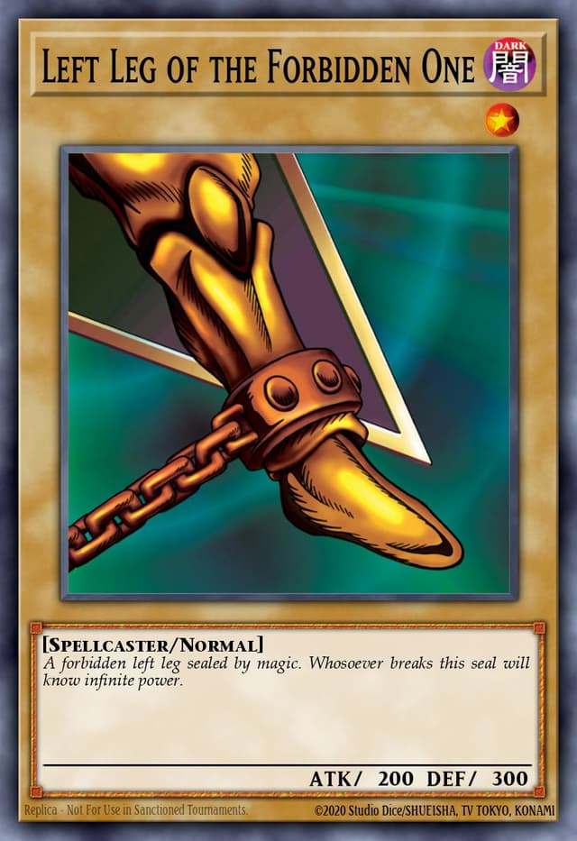 Left Leg of the Forbidden One from YUGI'S LEGENDARY DECKS II 2020