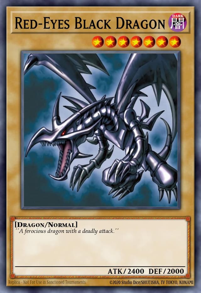 Red-Eyes Black Dragon from DARK BEGINNING 1 2004