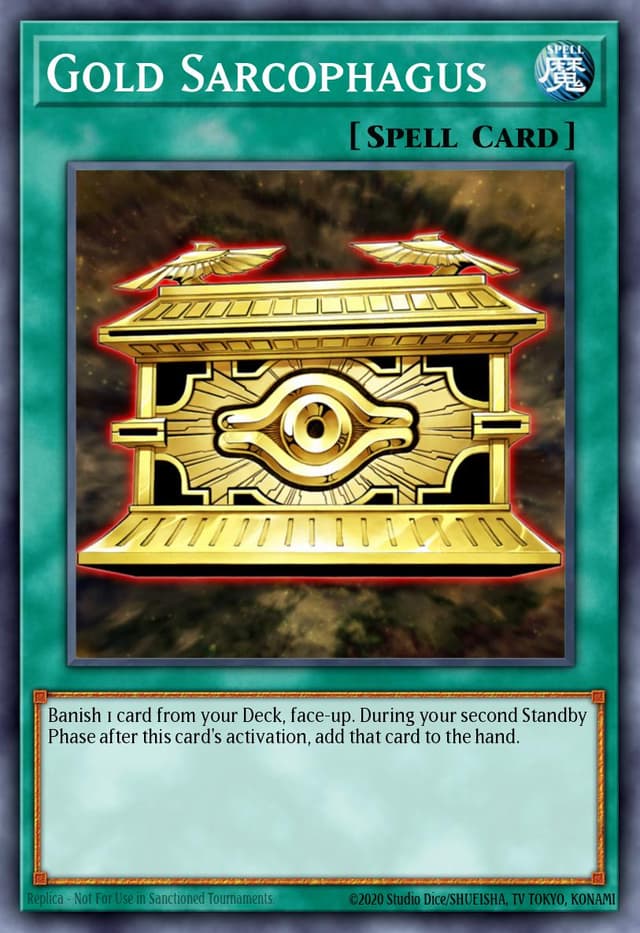 Gold Sarcophagus from YUGI'S LEGENDARY DECK 2015