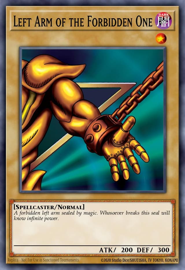Left Arm of the Forbidden One from LEG/B. EYES W. D. 25TH ANNIV. 2023