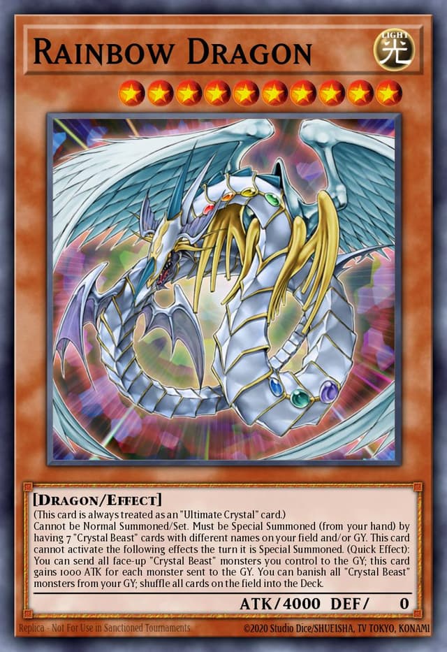 Rainbow Dragon from S. DECK: CRYSTAL BEASTS 2022