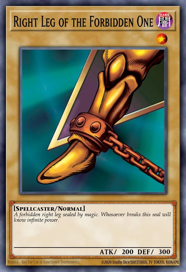 Right Leg of the Forbidden One from LEG/B. EYES W. D. 25TH ANNIV. 2023